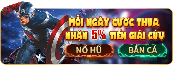 giải cứu cược thủ 5% tổng tiền thua