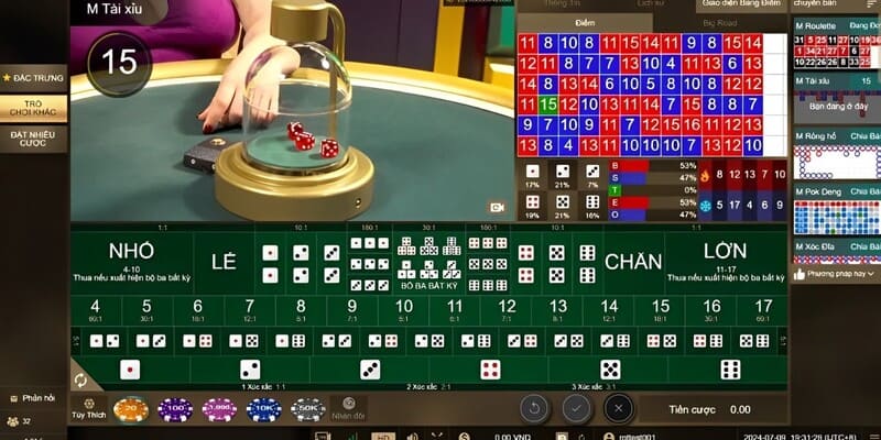 Trải nghiệm cá cược tài xỉu tại sảnh live casino Hello88